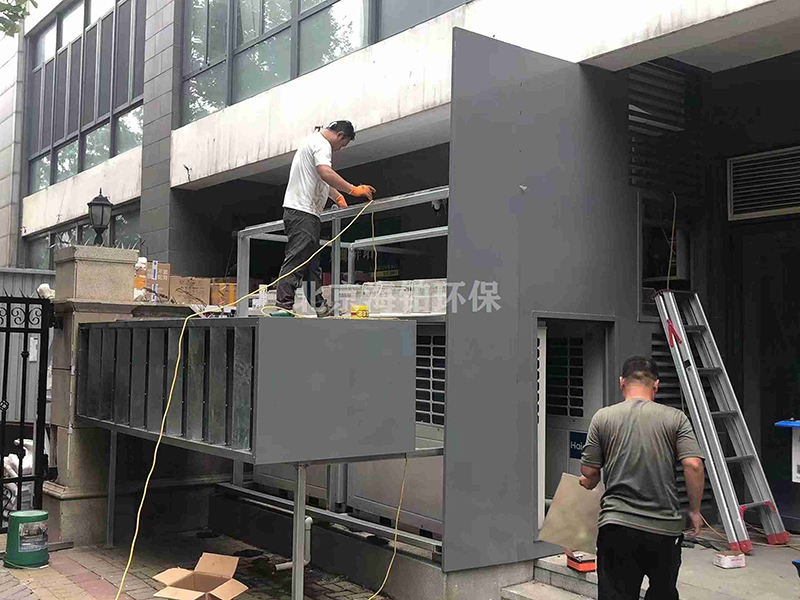 北京某社区空调机组噪声治理