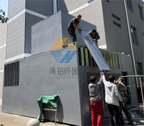 空调室外机组隔声罩、消声器